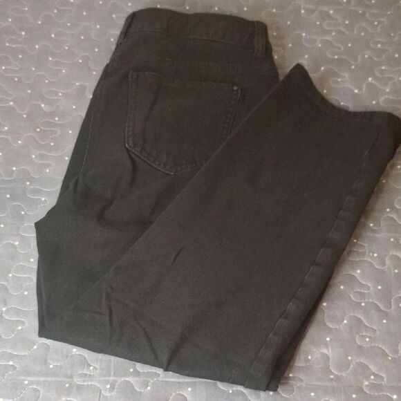 So Slimming by Chico's Black Denim Ankle Jeans size 0.5 - Picture 1 of 7